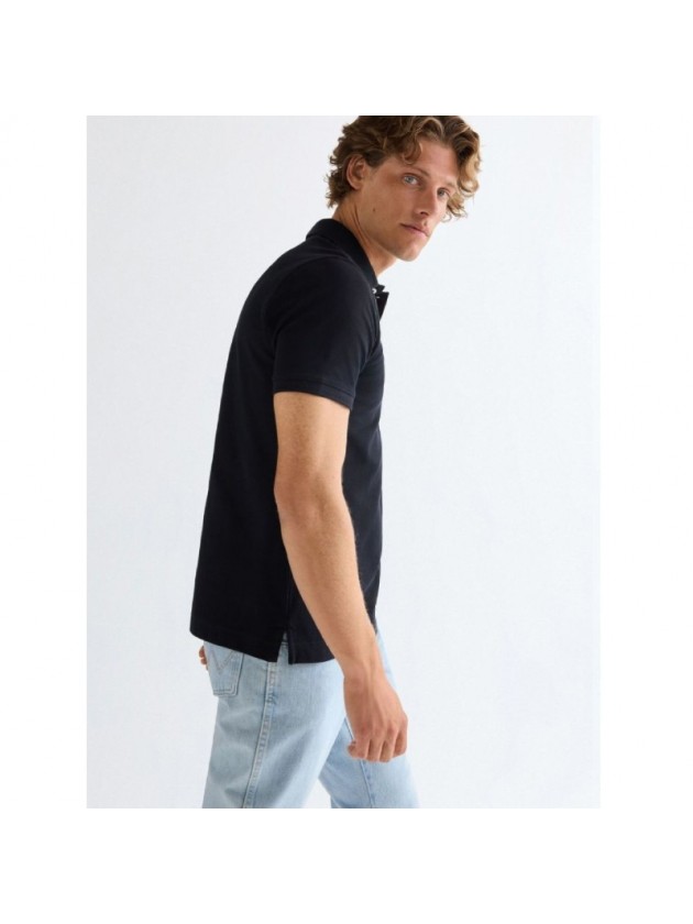 WRANGLER ΜΠΛΟΥΖΑ ΠΟΛΟ ΜΑΥΡΗ