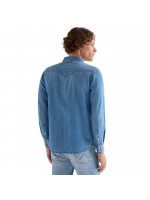 WRANGLER BLUE JEAN SHIRT