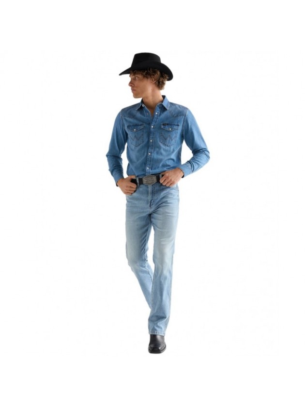 WRANGLER BLUE JEAN SHIRT