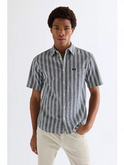 WRANGLER ΠΟΥΚΑΜΙΣΟ ΡΙΓΕ ΜΠΛΕ