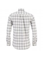 FYNCH HATTON PLAID SHIRT BROWN
