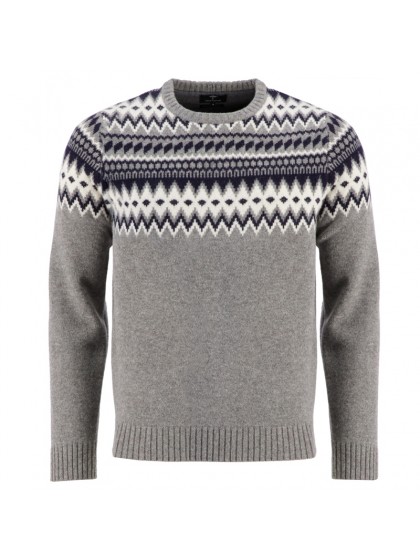 FYNCH HATTON ΠΛΕΚΤΟ ΠΟΥΛΟΒΕΡ ΜΕ ΛΑΙΜΟΚΟΨΗ