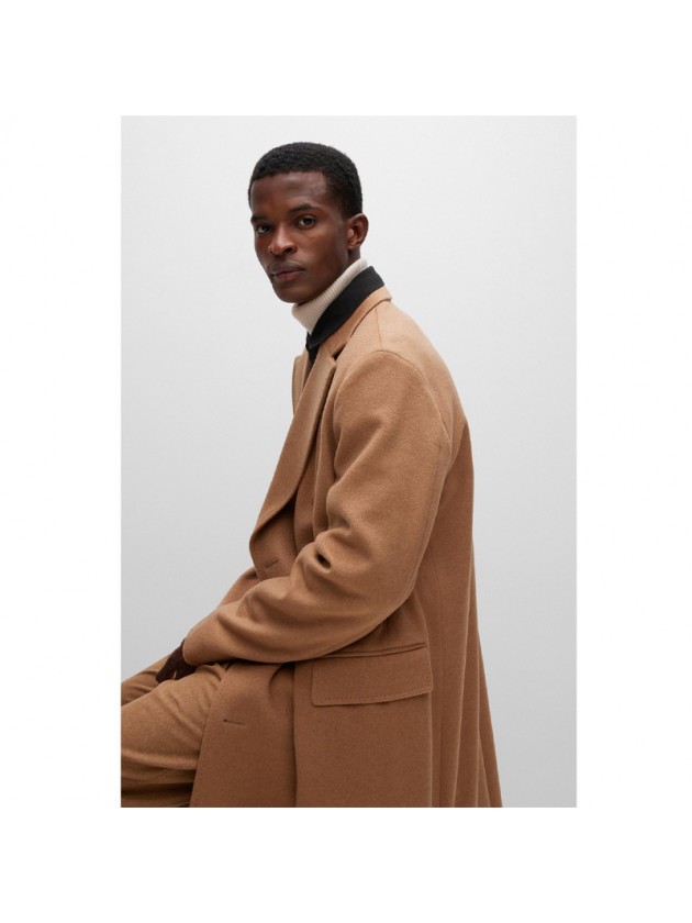 BOSS  ΜΠΛΟΥΖΑ ΠΟΛΟ ΜΟΝΟΧΡΩΜΗ ΜΑΥΡΗ