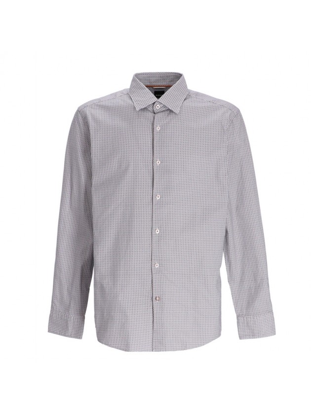 BOSS ΠΟΥΚΑΜΙΣΟ ΣΧΕΔΙΑΣΤΟ ΛΕΥΚΟ