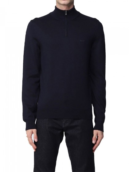 BOSS ΠΛΕΚΤΟ ΛΟΥΠΕΤΟ ΜΠΛΕ REGULAR FIT