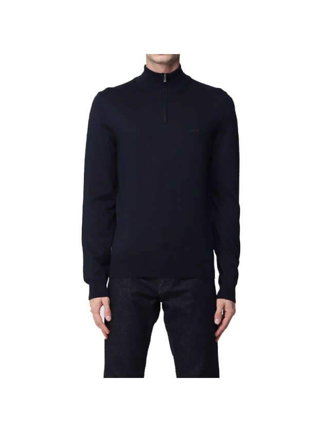 BOSS ΠΛΕΚΤΟ ΛΟΥΠΕΤΟ ΜΠΛΕ REGULAR FIT