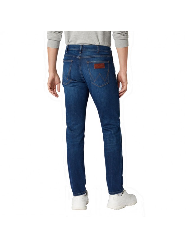 WRANGLER ΠΑΝΤΕΛΟΝΙ JEAN GREENSBORO ΜΠΛΕ REGULAR FIT