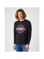 WRANGLER ΜΠΛΟΥΖΑ ΜΕ ΣΤΑΜΠΑ ΜΑΥΡΗ