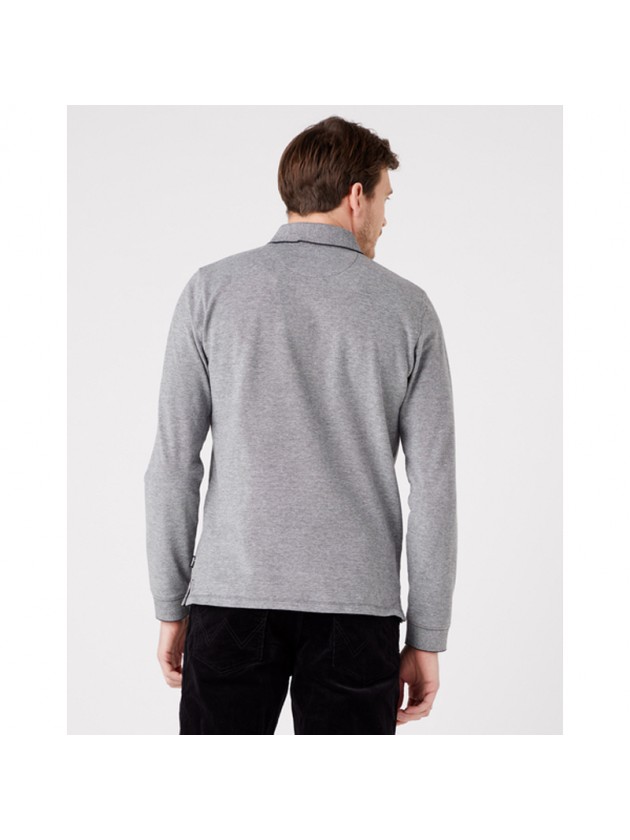 WRANGLER ΜΠΛΟΥΖΑ ΠΟΛΟ ΠΙΚΕ ΓΚΡΙ