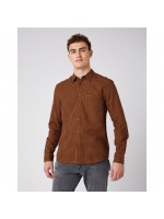 WRANGLER PLAID SHIRT MAROON