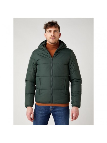 WRANGLER JACKET WITH HOODIE GREEN