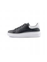 SOFTIES ΔΕΡΜΑΤΙΝΟ ΠΑΠΟΥΤΣΙ SNEAKER ΜΑΥΡΟ