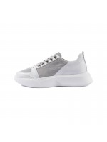 SOFTIES ΔΕΡΜΑΤΙΝΟ SNEAKER ΛΕΥΚΟ