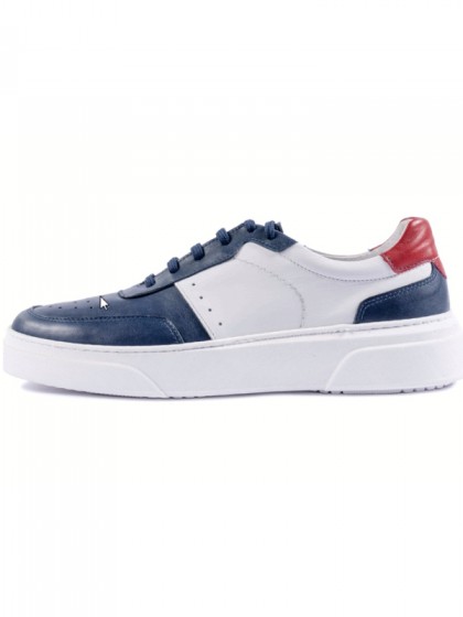 SOFTIES ΔΕΡΜΑΤΙΝΟ ΠΑΠΟΥΤΣΙ SNEAKER ΜΠΛΕ