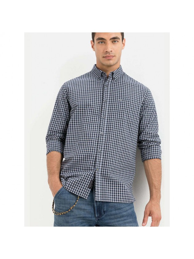 CAMEL ACTIVE ΠΟΥΚΑΜΙΣΟ ΚΑΡΩ ΜΠΛΕ