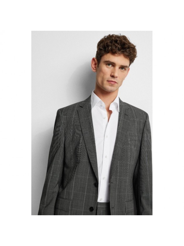 BOSS ΠΟΥΚΑΜΙΣΟ ΛΕΥΚΟ SLIM FIT