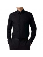 BOSS ΠΟΥΚΑΜΙΣΟ ΜΑΥΡΟ SLIM FIT