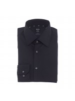 BOSS ΠΟΥΚΑΜΙΣΟ ΜΑΥΡΟ SLIM FIT