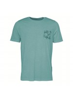 FYNCH HATTON T-SHIRT WITH POCKET OPEN GREEN