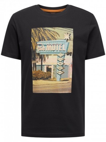 BOSS ΜΠΛΟΥΖΑ ΜΕ ΣΤΑΜΠΑ ΜΑΥΡΗ