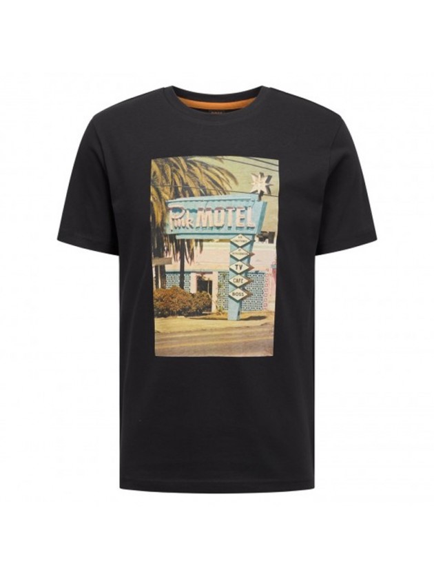 BOSS ΜΠΛΟΥΖΑ ΜΕ ΣΤΑΜΠΑ ΜΑΥΡΗ