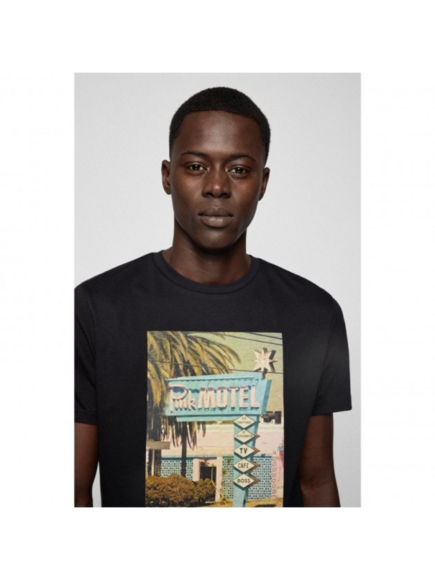 BOSS ΜΠΛΟΥΖΑ ΜΕ ΣΤΑΜΠΑ ΜΑΥΡΗ