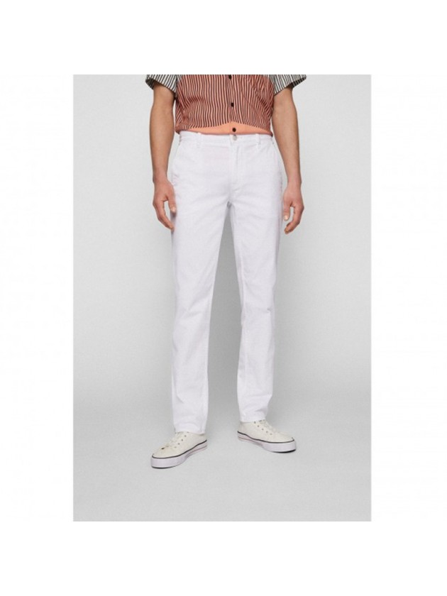BOSS ΠΑΝΤΕΛΟΝΙ CHINOS ΛΕΥΚΟ