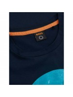 BOSS ΜΠΛΟΥΖΑ ΜΠΛΕ ΜΕ ΣΤΑΜΠΑ