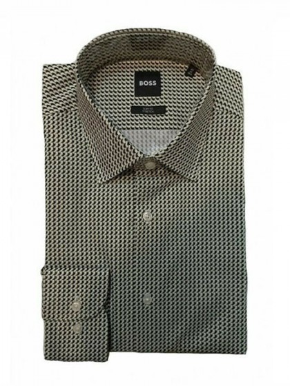 HUGO BOSS SHIRT OLIVE GREEN