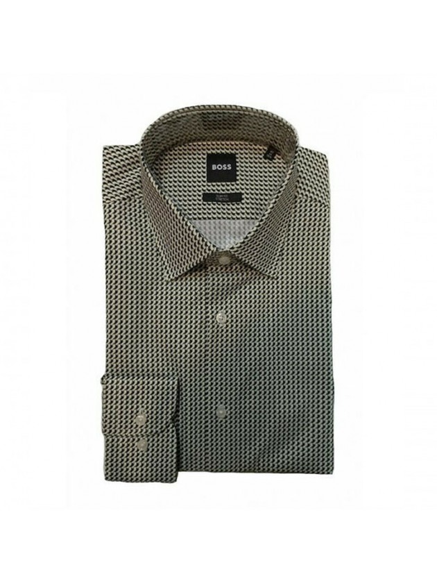 HUGO BOSS SHIRT OLIVE GREEN