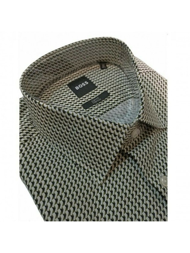 HUGO BOSS SHIRT OLIVE GREEN