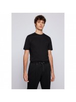 BOSS T-SHIRT ΜΑΥΡΗ