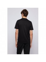BOSS T-SHIRT ΜΑΥΡΗ