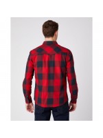 WRANGLER PLAID SHIRT RED