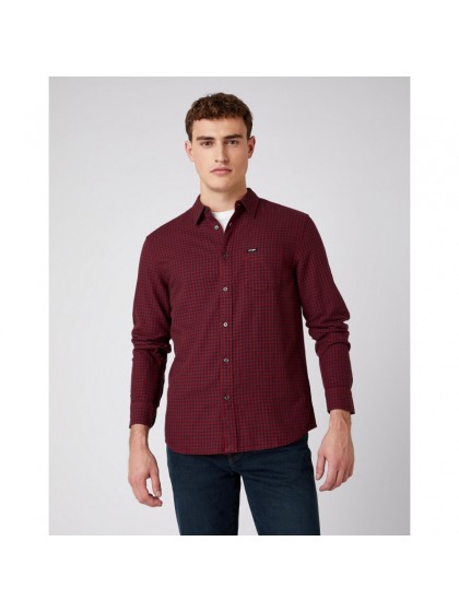 WRANGLER PLAID SHIRT RED