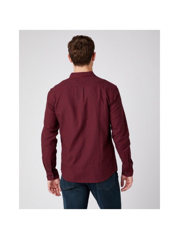 WRANGLER PLAID SHIRT RED