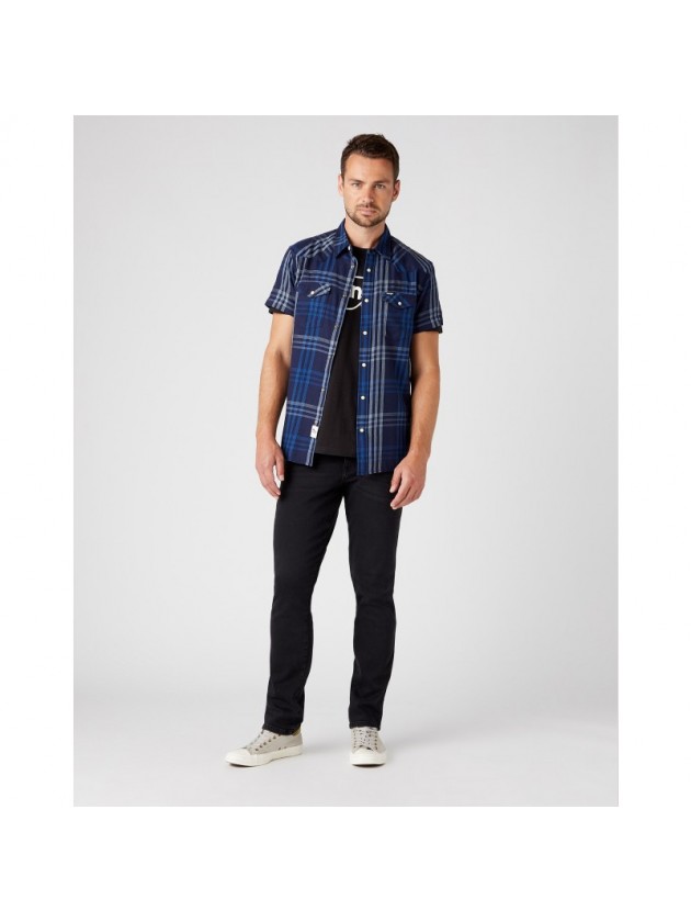 WRANGLER ΠΟΥΚΑΜΙΣΟ ΚΑΡΩ ΜΠΛΕ