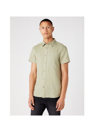 WRANGLER SHIRT OLIVE GREEN