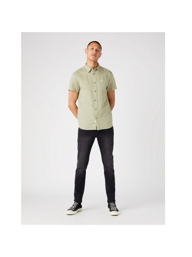 WRANGLER SHIRT OLIVE GREEN
