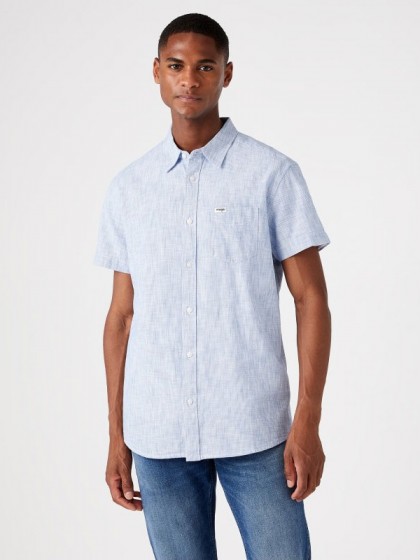 WRANGLER ΠΟΥΚΑΜΙΣΟ ΜΠΛΕ