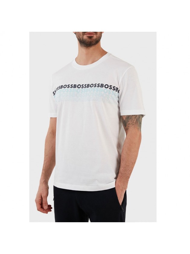 BOSS ΜΠΛΟΥΖΑ ΛΕΥΚΗ ΜΕ ΣΤΑΜΠΑ