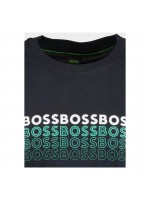 BOSS ΜΠΛΟΥΖΑ ΜΕ ΣΤΑΜΠΑ ΜΠΛΕ