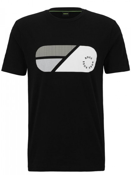 BOSS ΜΠΛΟΥΖΑ ΜΕ ΣΤΑΜΠΑ ΜΑΥΡΗ