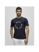 BOSS ΜΠΛΟΥΖΑ ΜΕ ΣΤΑΜΠΑ ΜΠΛΕ