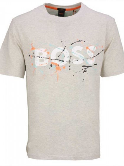 BOSS ΜΠΛΟΥΖΑ ΜΕ ΣΤΑΜΠΑ ΓΚΡΙ