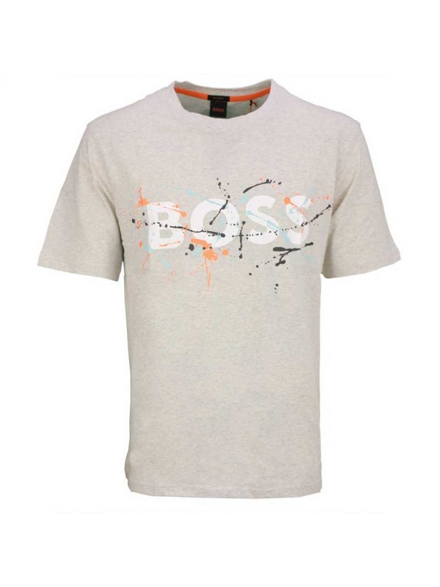 BOSS ΜΠΛΟΥΖΑ ΜΕ ΣΤΑΜΠΑ ΓΚΡΙ