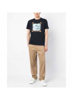 BOSS ΜΠΛΟΥΖΑ ΜΕ ΣΤΑΜΠΑ ΜΠΛΕ