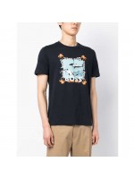 BOSS ΜΠΛΟΥΖΑ ΜΕ ΣΤΑΜΠΑ ΜΠΛΕ