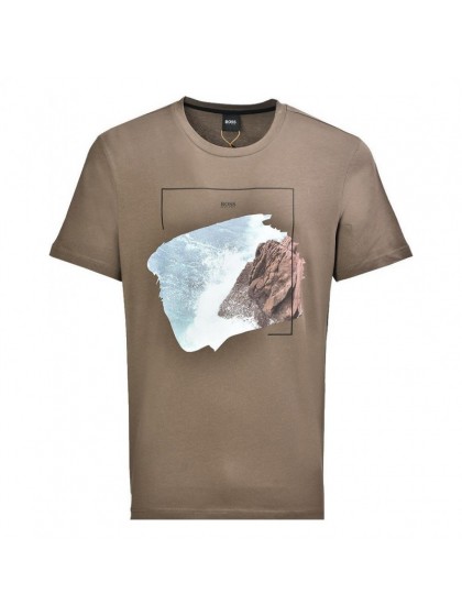 BOSS T-SHIRT BEIGE-KHAKI