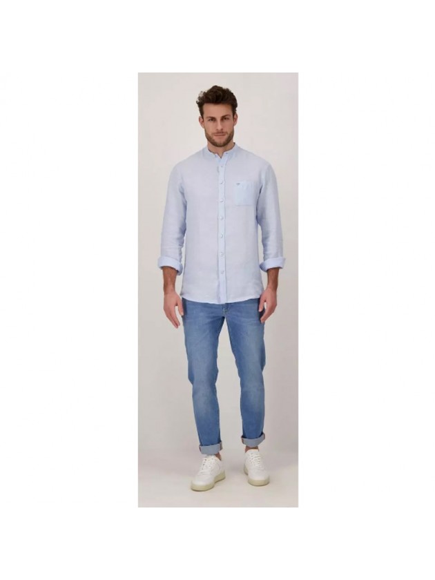 FYNCH HATTON SHIRT LIGHT BLUE